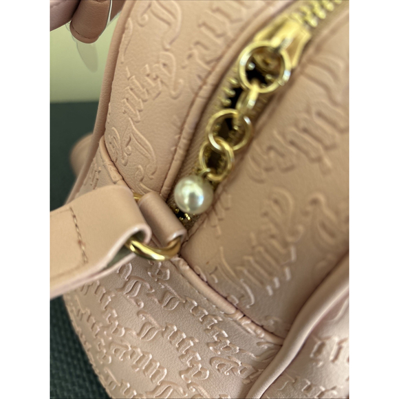 Juicy Couture Pink Diamond String Of Pearls Satchel Handbag - Picture 6 of 8